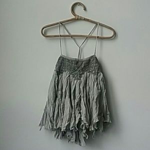 Free People grey tank top